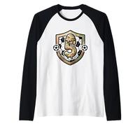Abbigliamento da Calcio per Ragazzi 5° Compleanno Teen Camo 5 Maglia con Maniche Raglan