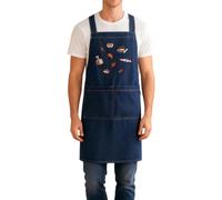 Abbigliamento Da Giardinaggio Con Tasche - Grembiuli Da Chef Professionali, Grembiule In Denim, Indumenti Da Lavoro Pesanti, Equipaggiamento Protettivo Originale | Accessorio Pratico Affidabile Per Fa