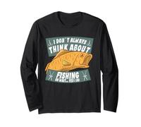 Abbigliamento da Pesca per Pescatori Maschi pensano alla Pesca Maglia a Manica