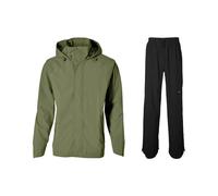 Completo antipioggia Basil Hoga unisex, Verde Oliva, Taglia L