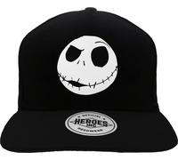 Heroes INC Nightmare Before Christmas Jack Cappello Visiera Piatta Nero Regolabile Snapback cap