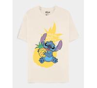 Abbigliamento Disney: Lilo & Stitch - Pineapple Stitch White (T-Shirt Unisex Tg.
