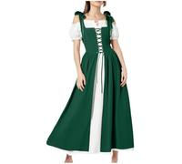 Abbigliamento Donna Rinascimento Abiti Rinascimentale Vittoriano Abito Halloween Gotico Steampunk Vestito Cosplay Popolana Costume Feste Costumi Medievale da Palazzo Carnevale Curvy