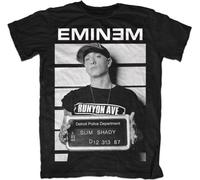 Abbigliamento Eminem: Rock Off - Arrest Black (T-Shirt Unisex Tg. XL)