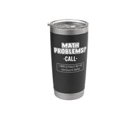 Abbigliamento equazione matematica - divertente design dei migliori matematici Bicchiere termico in acciaio inox doppia parete