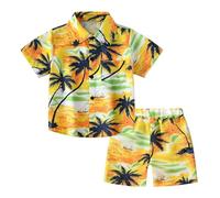 Abbigliamento Estivo per Ragazzi,Body Estiva Neonato Unisex+Pantaloncini Bimbo Completini e Coordinati Gentiluomo Camicia Quadri Manica Corta Design Regalo Festivo Ragazzi Compleanni