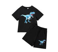 Abbigliamento Estivo per Ragazzi,Completo Bambino Set di Abiti Neonati Tessuto Traspirante Camicia Quadri Manica Corta Tutina Neonato Casual Ragazzi 1-4 Anni