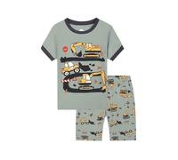 Abbigliamento Estivo per Ragazzi Completo Bambino Unisex+Pantaloncini T-Shirt e Pantaloncini Camicia Quadri Manica Corta Tutina Neonato Casual attività all'aperto