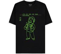 Abbigliamento Fallout: Charisma +10 Black (T-Shirt Unisex Tg. L)