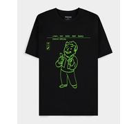 Abbigliamento Fallout: Charisma +10 Black (T-Shirt Unisex Tg. XL)