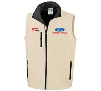 Abbigliamento Ford St Line Softshell Uomo Auto Racing Smanicato Gilet Invernale