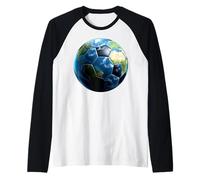 Abbigliamento Global Earth Soccer - World Intercontinental Soccer Maglia con Maniche Raglan