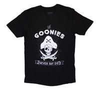 Abbigliamento Goonies (The): Rock Off - Never Say Die (T-Shirt Unisex Tg. S)