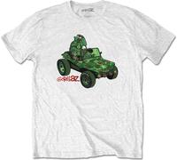 Abbigliamento Gorillaz: Rock Off - Green Jeep (T-Shirt Unisex Tg. L)