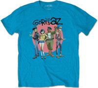 Gorillaz: Group Circle Rise (T-Shirt Unisex Tg. M) -