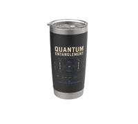 Abbigliamento grafico Teoria della scienza della fisica dell'entanglement quantistico Bicchiere termico in acciaio inox doppia parete