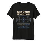Abbigliamento Grafico Teoria della Scienza della Fisica dell'entanglement quantistico Maglietta Premium