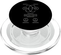 Abbigliamento grafico Teoria della scienza della fisica dell'entanglement quantistico PopSockets PopGrip per MagSafe
