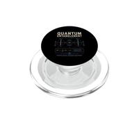 Abbigliamento grafico Teoria della scienza della fisica dell'entanglement quantistico PopSockets PopGrip per MagSafe