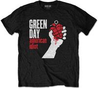 Green Day 'American Idiot' (Nero) T-Shirt - NUOVO E UFFICIALE