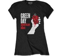 Abbigliamento Green Day: Rock Off - American Idiot (T-Shirt Donna Tg. L)
