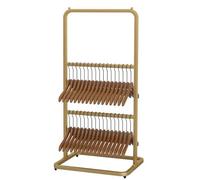 Abbigliamento Hanger Storage Rack salvaspazio in metallo nizer per negozi al dettaglio impilabile appendiabiti stand appendiabiti espositore armadio soluzione nizer
