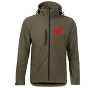 Abbigliamento Honda Moto Racing Softshell Uomo Giacca Antipioggia Invernale