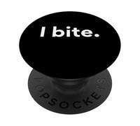 Abbigliamento introverso divertente I Bite Simple PopSockets PopGrip Adesivo