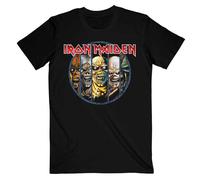 Abbigliamento Iron Maiden: Rock Off - Eddie Evolution (T-Shirt Unisex Tg. S)
