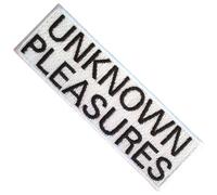 Abbigliamento Joy Division - Joy Division Standard Woven Patch: Unknown Pleasures Text