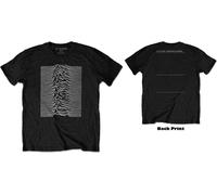 Joy Division 'Unknown Pleasures' (Nero) T-Shirt - NUOVO E UFFICIALE