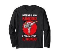 Abbigliamento Kimono Karate Divertente Arti Marziali Karatè Maglia a Manica