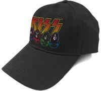 Kiss - Cappello (Unisex-U) Logo - Faces & Icons (Nero)