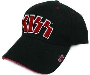 Abbigliamento Kiss: Rock Off - Red On White Logo (Cappellino)