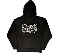 Abbigliamento Marilyn Manson: Rock Off - Classic Logo (Felpa Con Cappuccio Unise