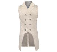 Abbigliamento Medievale Uomo, Dracula Frack Trench Palazzo Vittoriano Vintage Cyberpunk Giacche Rinascimentale Passeggiata Giacca Vittoriana Horror Gothic Costume Costume Costume Carnevale