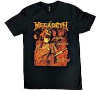 Abbigliamento Megadeth: Rock Off - Sfsgsw Tonal Glitch Black (T-Shirt Unisex Tg.