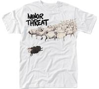 Abbigliamento Minor Threat: Out Of Step (T-Shirt Unisex Tg. L)