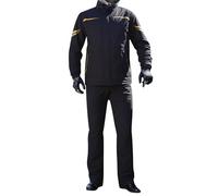 Abbigliamento Moto Uomo, 2 Pezzi Giacca Pantaloni Antipioggia Completo, Con Cappuccio, Impermeabile, Antivento, Leggero, Abbigliamento per Scooter Moto Touring 4 Stagioni, M-4XL