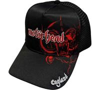 Abbigliamento Motorhead - Motorhead Unisex Mesh Back Cap: England Red Warpig
