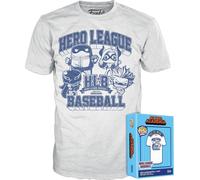 My Hero Academia: Funko Pop Boxed Tee - Baseball (T-Shirt Unisex Tg. S) -