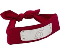 ABYSTYLE Naruto Shippuden ufficiale Konoha rosso fascia replica adulto dimensioni 88,9 x 4,8 cm anime Cosplay Naruto Merch Naruto Naruto Cosplay Merch Naruto Cosplay Merch regalo