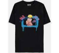 Abbigliamento Naruto Shippuden: Graffiti Square Black (T-Shirt Unisex Tg. XL)