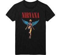 Rock Off Trade T-shirt unisex Nirvana Angelic – Band logo ufficiale – Nero Tg. L