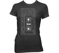 Ladies Nirvana Kurt Cobain Come As You Are autorizzato Donne maglietta