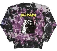 Abbigliamento Nirvana: Rock Off - Flipper Wash Collection (Felpa Unisex Tg. M)