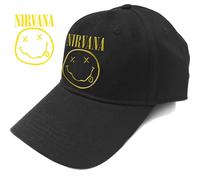 Rock Off Trade Cappellino da baseball Nirvana Grunge Face Band Logo - Ufficiale Taglia unica