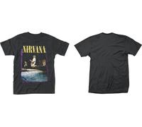 Abbigliamento Nirvana: Rock Off - Stage Jump (T-Shirt Unisex Tg. M)