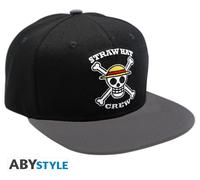 Abbigliamento One Piece: ABYstyle - Noir & Gris - Skull (Snapback Cap / Cappelli