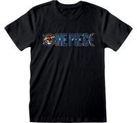 Abbigliamento One Piece: Logo Black (T-Shirt Unisex Tg. L)